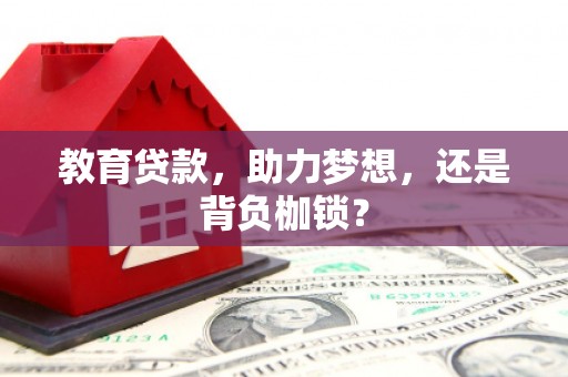 沈北新区教育贷款，助力梦想，还是背负枷锁？