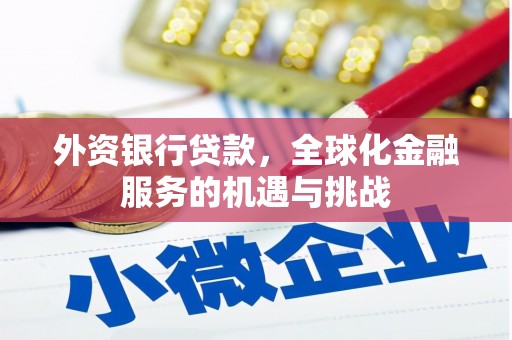 澎湖外资银行贷款，全球化金融服务的机遇与挑战
