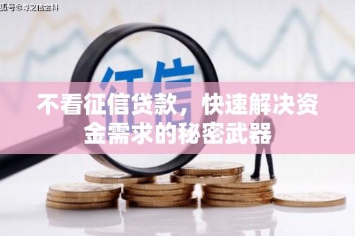 西峡不看征信贷款，快速解决资金需求的秘密武器