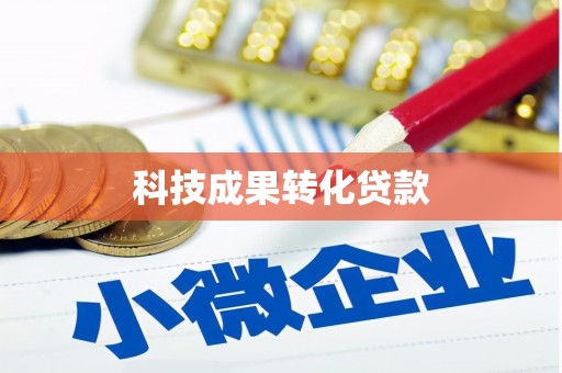 涟水科技成果转化贷款