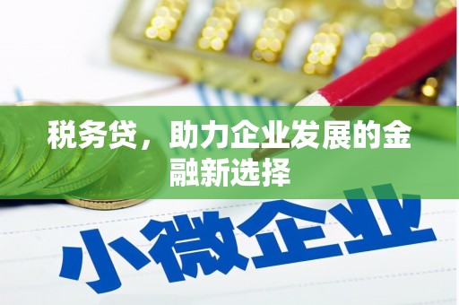 观塘税务贷，助力企业发展的金融新选择
