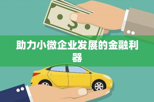 石门助力小微企业发展的金融利器