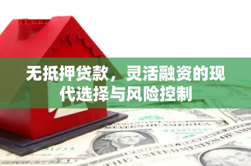 双河无抵押贷款，灵活融资的现代选择与风险控制