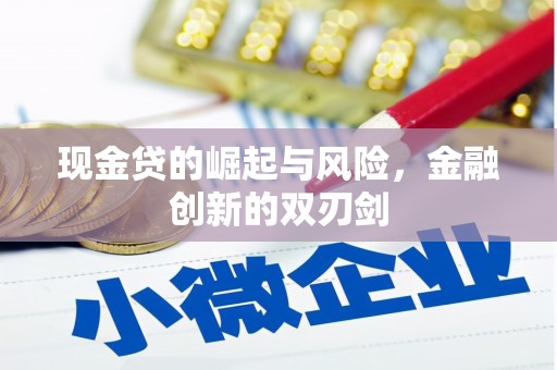 昭苏现金贷的崛起与风险，金融创新的双刃剑