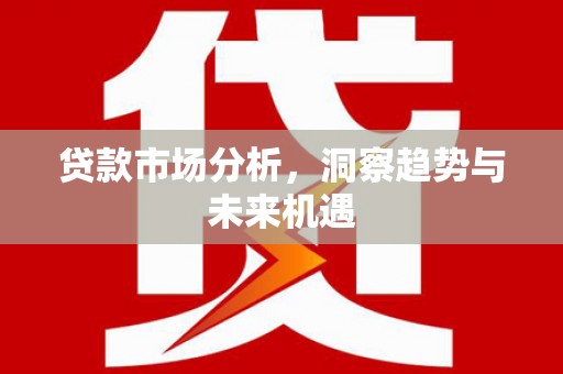 阳谷贷款市场分析，洞察趋势与未来机遇