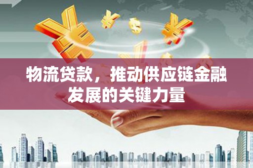 泸水物流贷款，推动供应链金融发展的关键力量