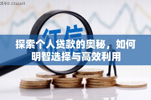 汉寿探索个人贷款的奥秘，如何明智选择与高效利用