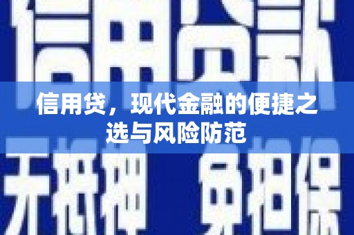 花山信用贷，现代金融的便捷之选与风险防范