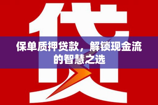富源保单质押贷款，解锁现金流的智慧之选