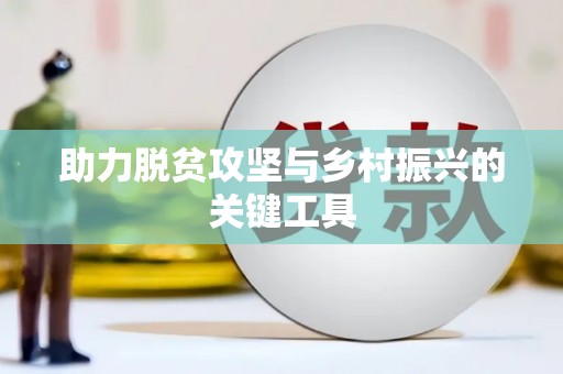 镇康助力脱贫攻坚与乡村振兴的关键工具
